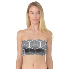 Cube Pattern Cube Seamless Repeat Bandeau Top by Nexatart