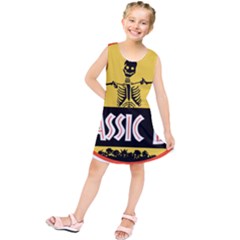 Jurassic Dad Dinosaur Skeleton Funny Birthday Gift Kids  Tunic Dress by PodArtist