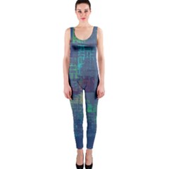 Abstract Art Onepiece Catsuit by ValentinaDesign
