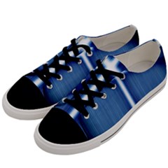 Blue Cross Christian Men s Low Top Canvas Sneakers by Mariart