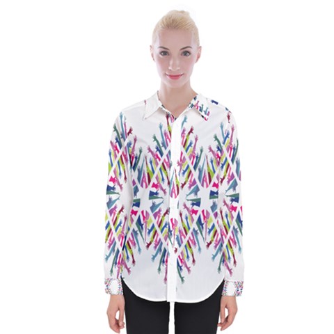 Free Symbol Hands Womens Long Sleeve Shirt by Mariart