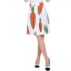 Fruit Vegetable Carrots A-line Skirt