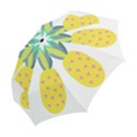 Pineapple Fruite Yellow Triangle Pink Folding Umbrellas View2