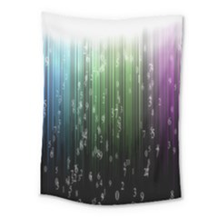 Numerical Animation Random Stripes Rainbow Space Medium Tapestry by Mariart