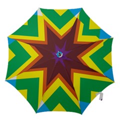 Triangle Chevron Rainbow Web Geeks Hook Handle Umbrellas (small)