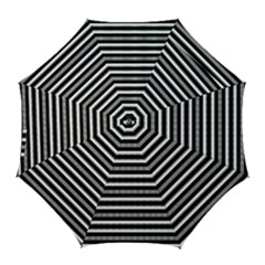 Tribal Stripes Black White Golf Umbrellas