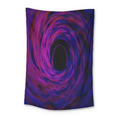 Black Hole Rainbow Blue Purple Small Tapestry by Mariart