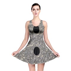 Black Hole Blue Space Galaxy Star Light Reversible Skater Dress by Mariart