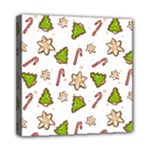 Ginger cookies Christmas pattern Mini Canvas 8  x 8 