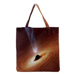 Coming Supermassive Black Hole Century Grocery Tote Bag by Mariart