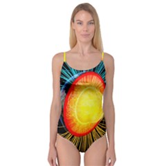 Cross Section Earth Field Lines Geomagnetic Hot Camisole Leotard  by Mariart