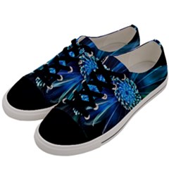 Flower Stigma Colorful Rainbow Animation Space Men s Low Top Canvas Sneakers