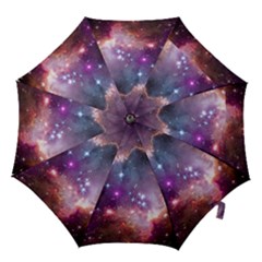Galaxy Space Star Light Purple Hook Handle Umbrellas (small)