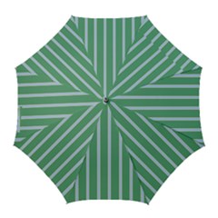 Green Line Vertical Golf Umbrellas