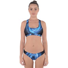 Hole Space Galaxy Star Planet Cross Back Hipster Bikini Set by Mariart