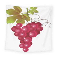 Red Fruit Grape Square Tapestry (large) by Mariart