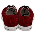 Simulation Red Water Waves Light Men s Low Top Canvas Sneakers View4