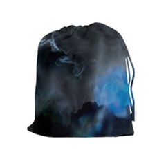 Space Star Blue Sky Drawstring Pouches (extra Large) by Mariart