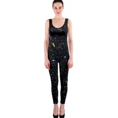 Space Warp Speed Hyperspace Through Starfield Nebula Space Star Hole Galaxy Onepiece Catsuit