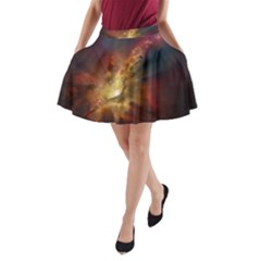 Sun Light Galaxy A-line Pocket Skirt by Mariart