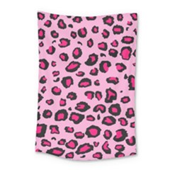Pink Leopard Small Tapestry by TRENDYcouture
