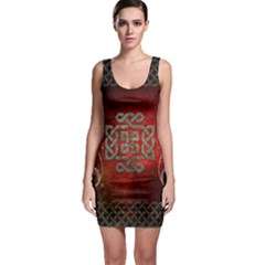 The Celtic Knot With Floral Elements Bodycon Dress by FantasyWorld7