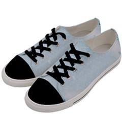 Flower Blue Polka Plaid Sexy Star Love Heart Men s Low Top Canvas Sneakers