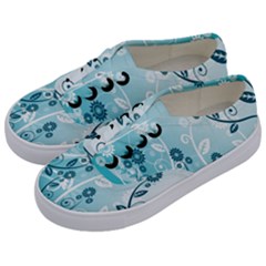 Flower Blue River Star Sunflower Kids  Classic Low Top Sneakers by Mariart