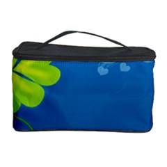 Flower Shamrock Green Blue Sexy Cosmetic Storage Case by Mariart