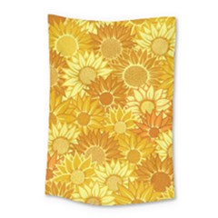 Flower Sunflower Floral Beauty Sexy Small Tapestry