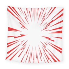 Line Red Sun Arrow Square Tapestry (large) by Mariart