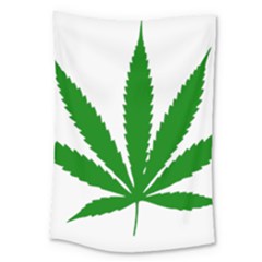 Marijuana Weed Drugs Neon Cannabis Green Leaf Sign Large Tapestry by Mariart