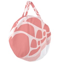 Meat Giant Round Zipper Tote by Mariart