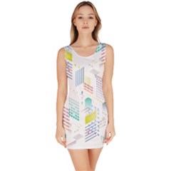 Layer Capital City Building Bodycon Dress by Mariart