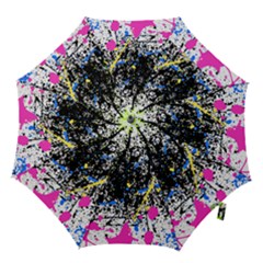 Spot Paint Pink Black Green Yellow Blue Sexy Hook Handle Umbrellas (small) by Mariart