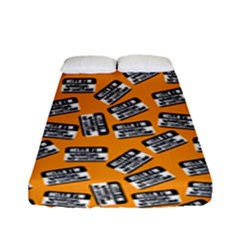 Pattern Halloween Wearing Costume Icreate Fitted Sheet (full/ Double Size) by iCreate
