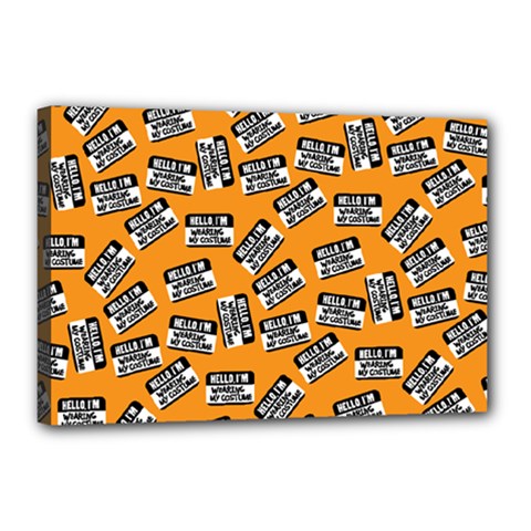 Pattern Halloween  Canvas 18  X 12  by iCreate