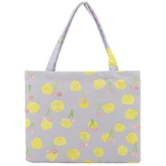 Cute Fruit Cerry Yellow Green Pink Mini Tote Bag