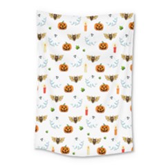 Halloween Pattern Small Tapestry by Valentinaart