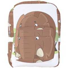 Cute Elephant Full Print Backpack by Valentinaart