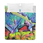 Magic cube abstract art Duvet Cover Double Side (Full/ Double Size)