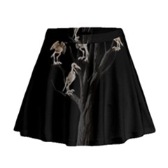 Dead Tree  Mini Flare Skirt by Valentinaart