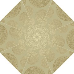 Modern, Gold,polka Dots, Metallic,elegant,chic,hand Painted, Beautiful,contemporary,deocrative,decor Folding Umbrellas by NouveauDesign