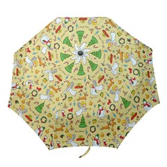 Christmas Pattern Folding Umbrellas by Valentinaart