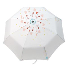 Music Cloud Heart Love Valentine Star Polka Dots Rainbow Mask Sky Folding Umbrellas by Alisyart