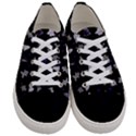 Ginger cookies Christmas pattern Women s Low Top Canvas Sneakers View1