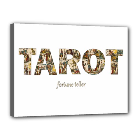 Tarot Fortune Teller Canvas 16  X 12  by Valentinaart