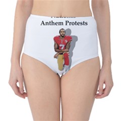 National Anthem Protest High-waist Bikini Bottoms by Valentinaart