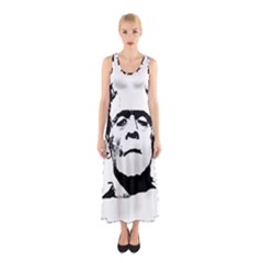 Frankenstein s Monster Halloween Sleeveless Maxi Dress by Valentinaart