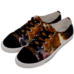 Wonderful Horse In Watercolors Men s Low Top Canvas Sneakers by FantasyWorld7